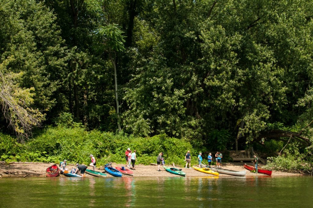 Educators participating in an environmental education workshop